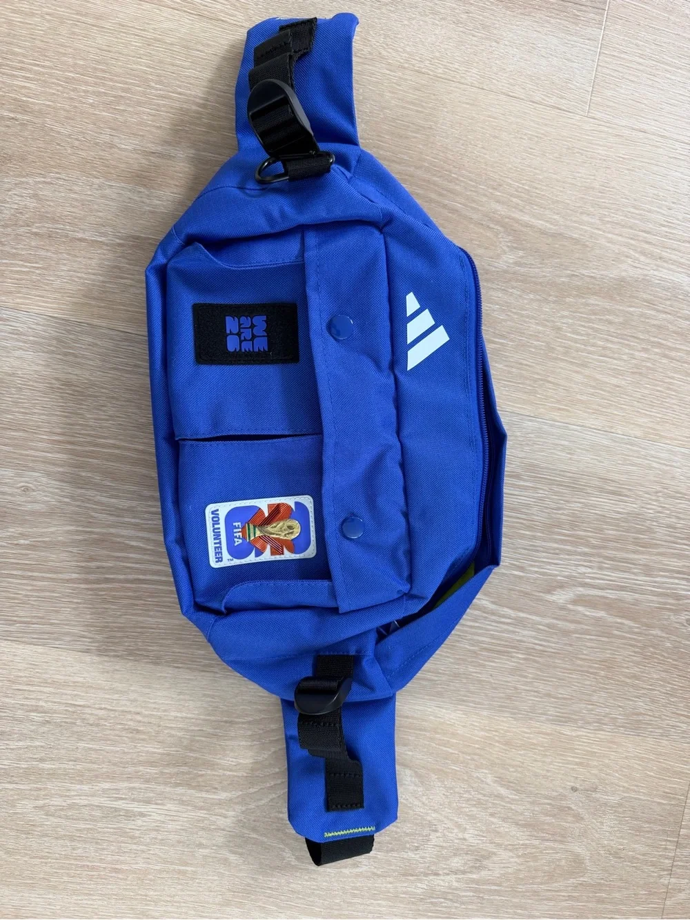 adidas World Cup 2026 Volunteer Royal Blue Belt Bag
